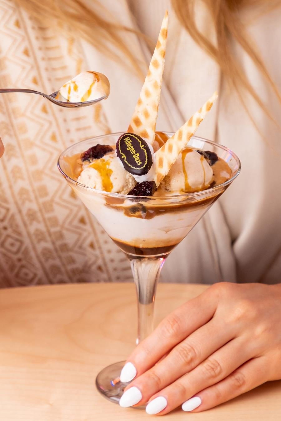 Häagen-Dazs sundae